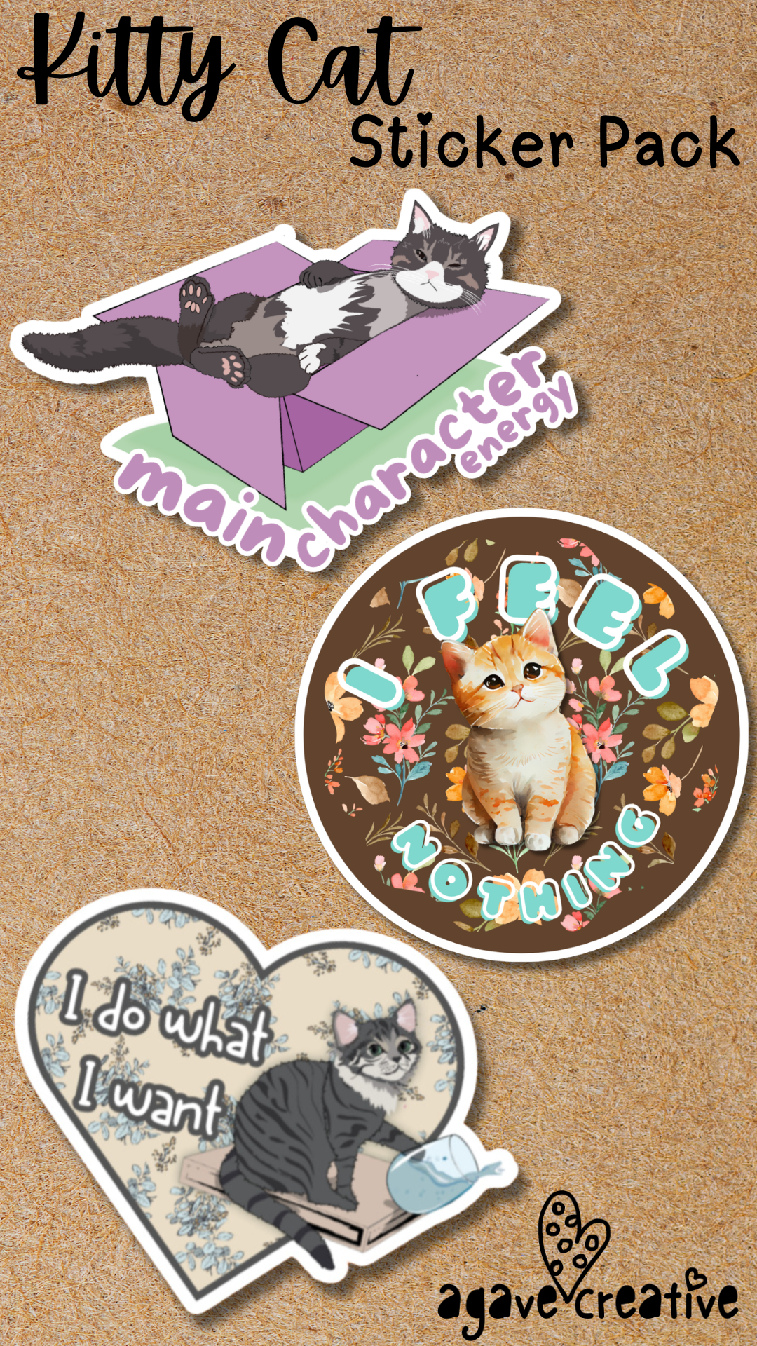 Kitty Cat Sticker Pack